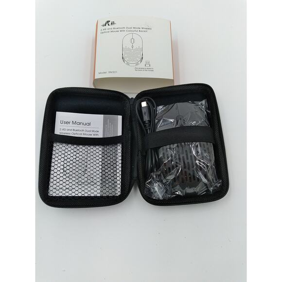 Rii 2.4 G Bluetooth dual mode Wireless optical mouse, colourful back-lit - Picture 2 of 4